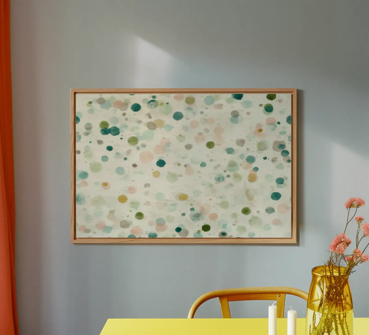 Green Dots No 01 alluminio dibond da treechild