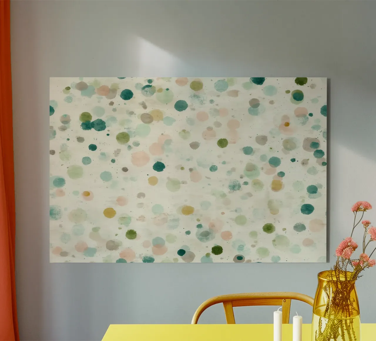 Green Dots No 01 alluminio dibond da treechild