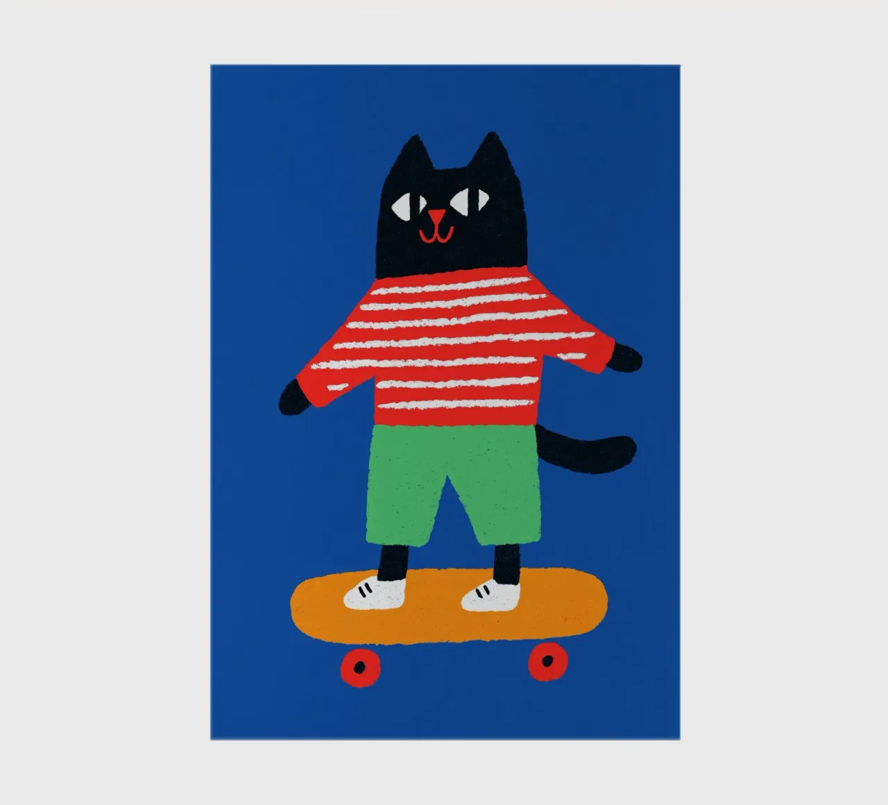 Skating Cat notebook by treechild
