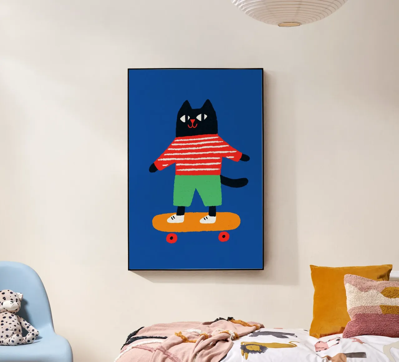 Skating Cat plexiglass da treechild