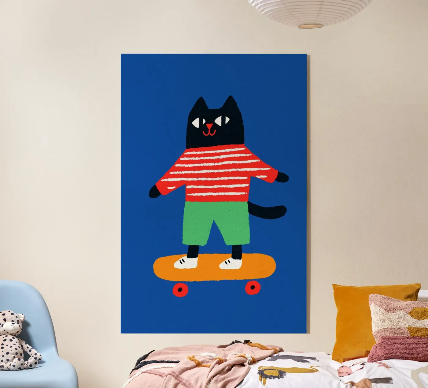 Skating Cat plexiglass da treechild