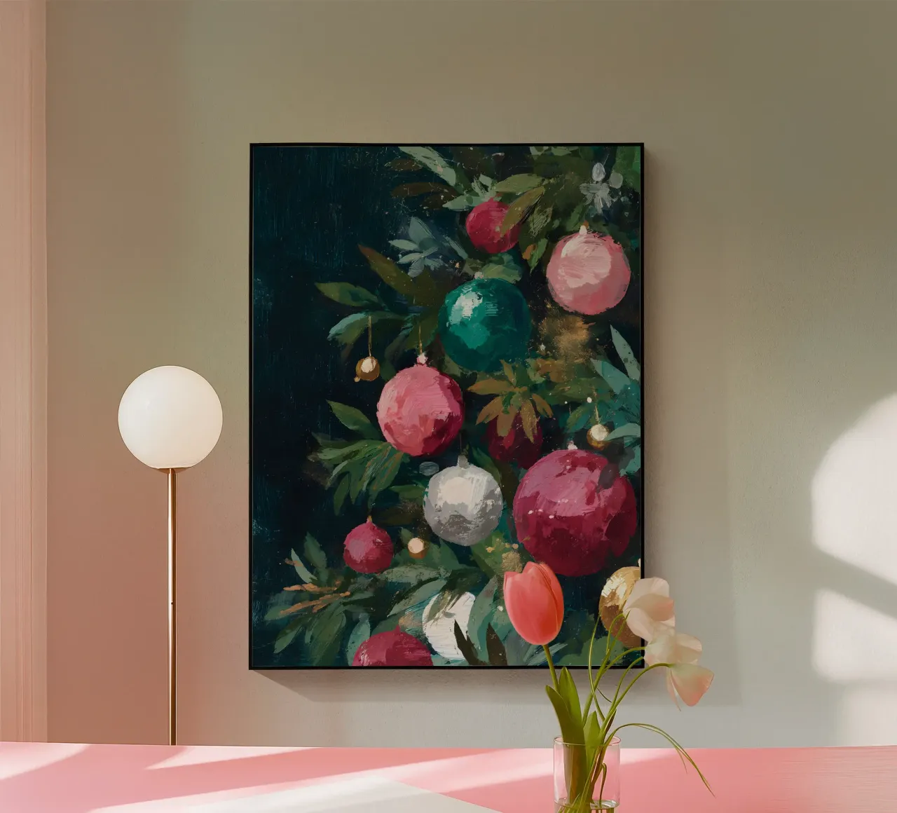 Evergreen Glow Ornaments plexiglass da velvetwinterstudio
