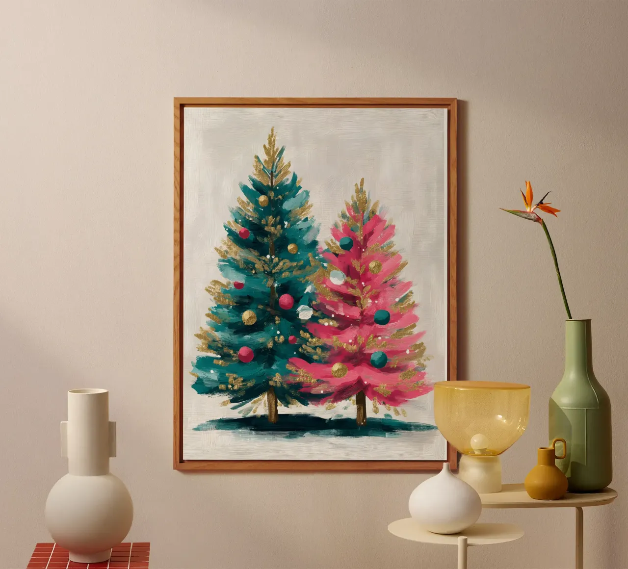 Candy Pine Pair alluminio dibond da velvetwinterstudio