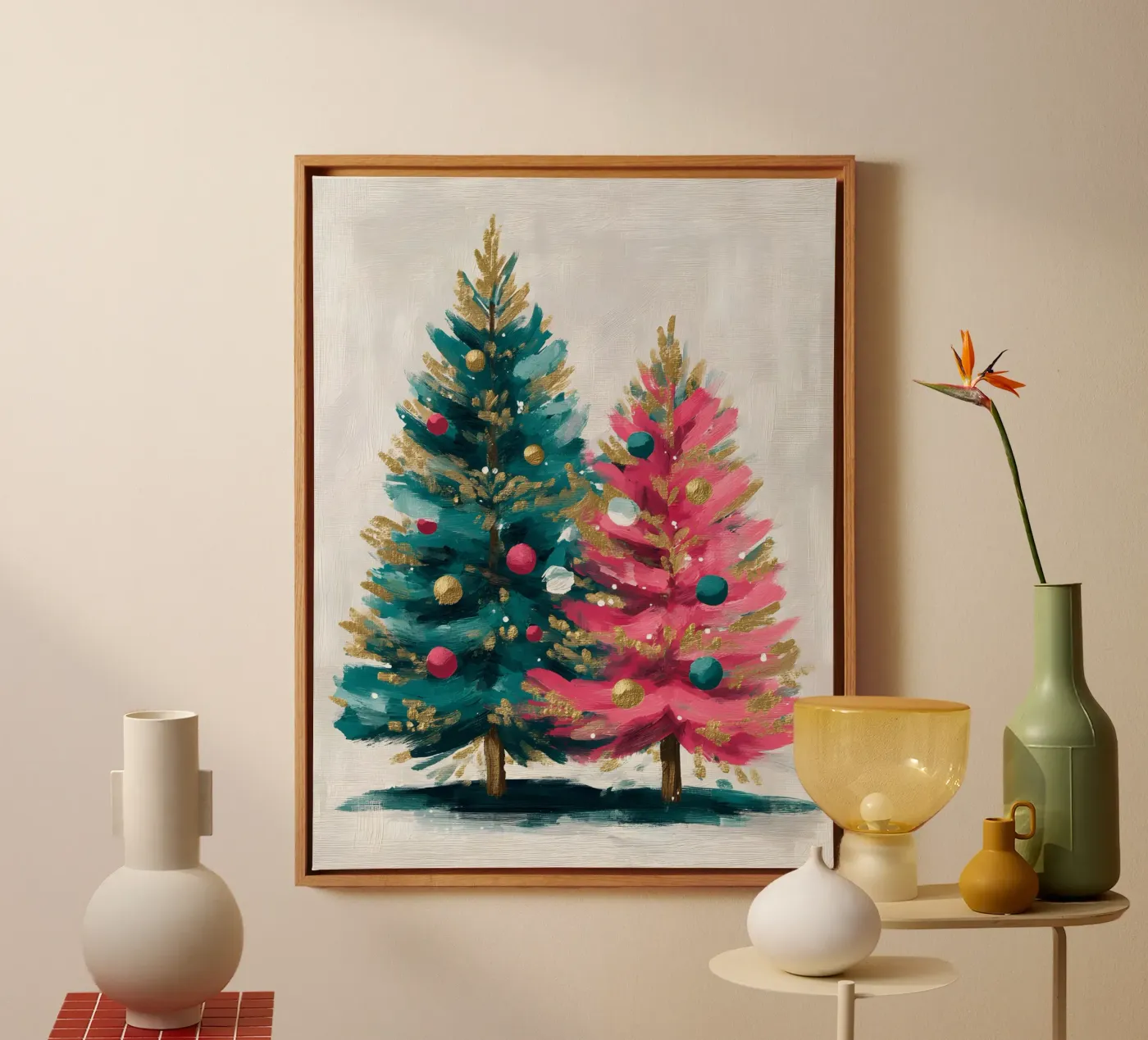 Candy Pine Pair tela da velvetstudio