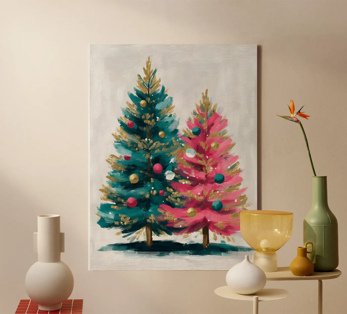 Candy Pine Pair tela da velvetstudio