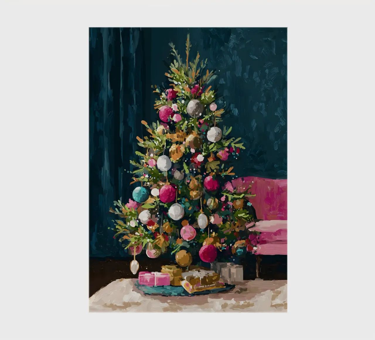 Midnight Tree Glow diario da velvetwinterstudio