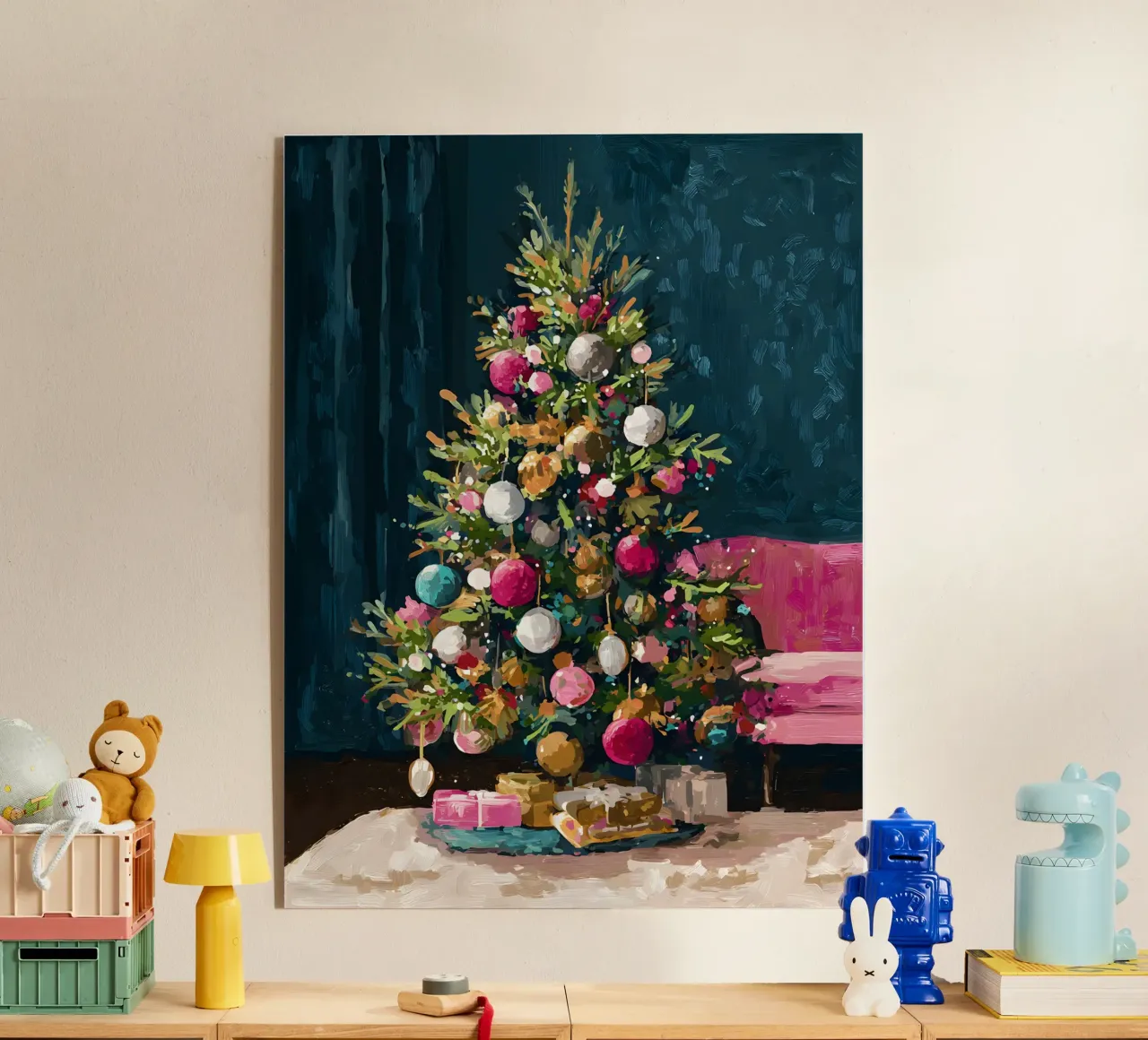 Midnight Tree Glow metacrilato de velvetwinterstudio