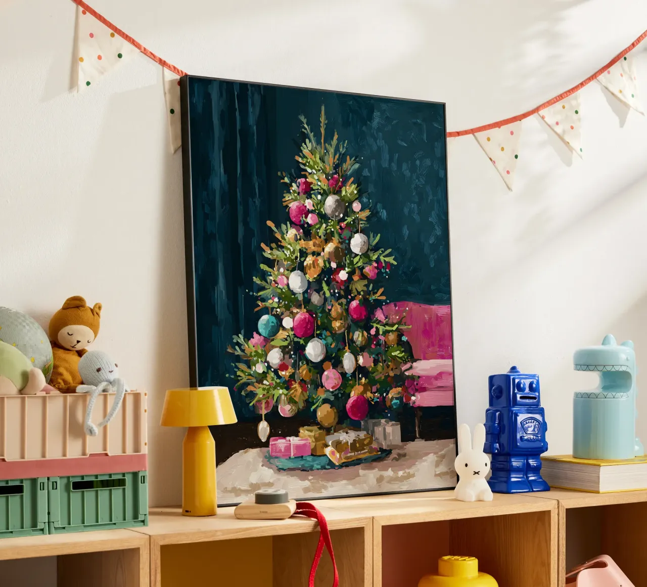 Midnight Tree Glow pannello forex da velvetwinterstudio