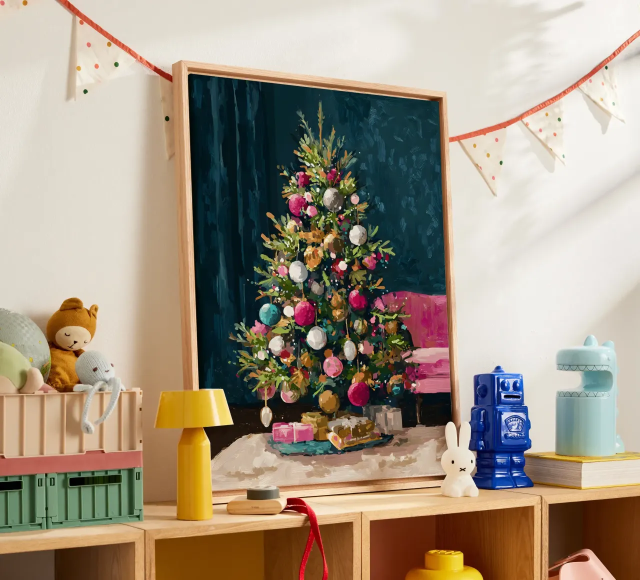 Midnight Tree Glow tela da velvetwinterstudio