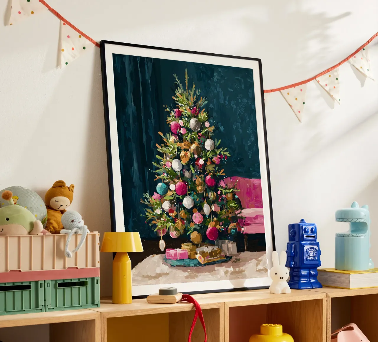 Midnight Tree Glow carta hahnemühle da velvetwinterstudio