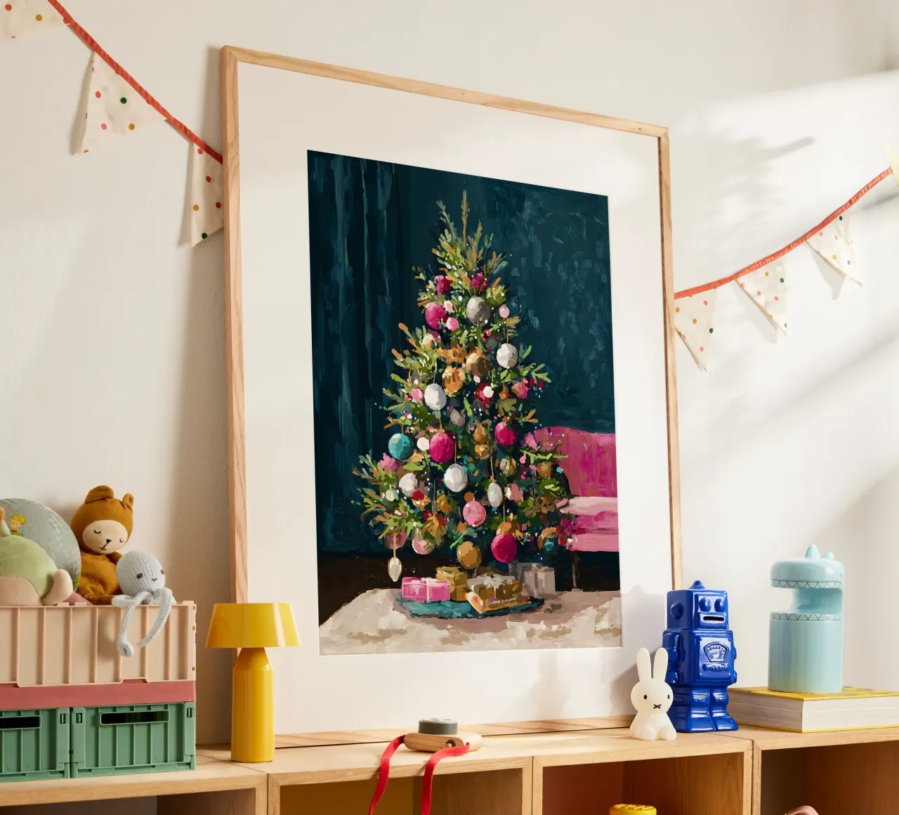 Midnight Tree Glow carta hahnemühle da velvetwinterstudio