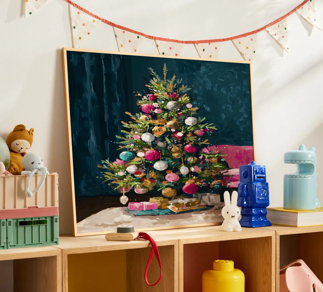 Midnight Tree Glow carta hahnemühle da velvetwinterstudio