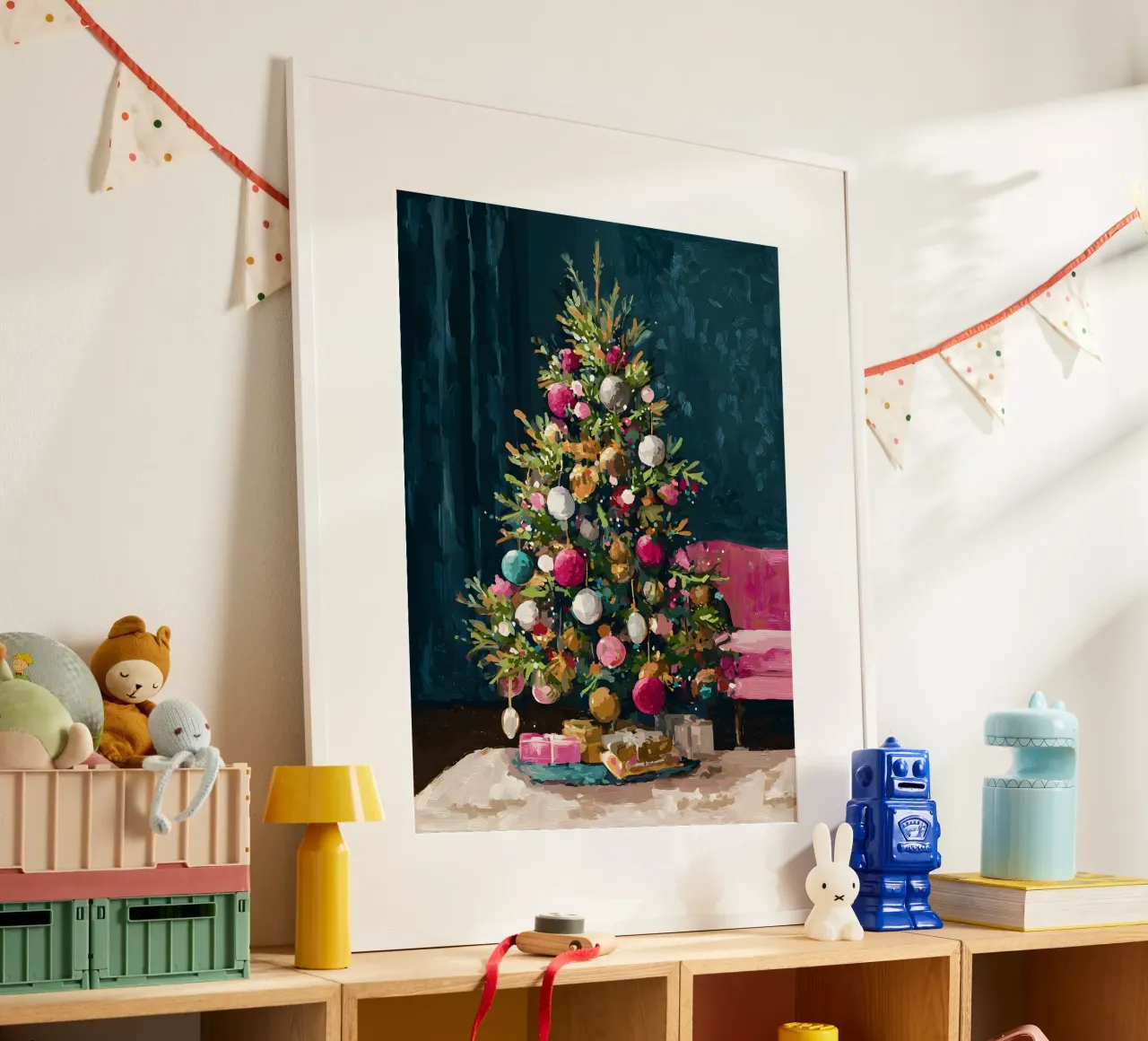Midnight Tree Glow carta hahnemühle da velvetwinterstudio