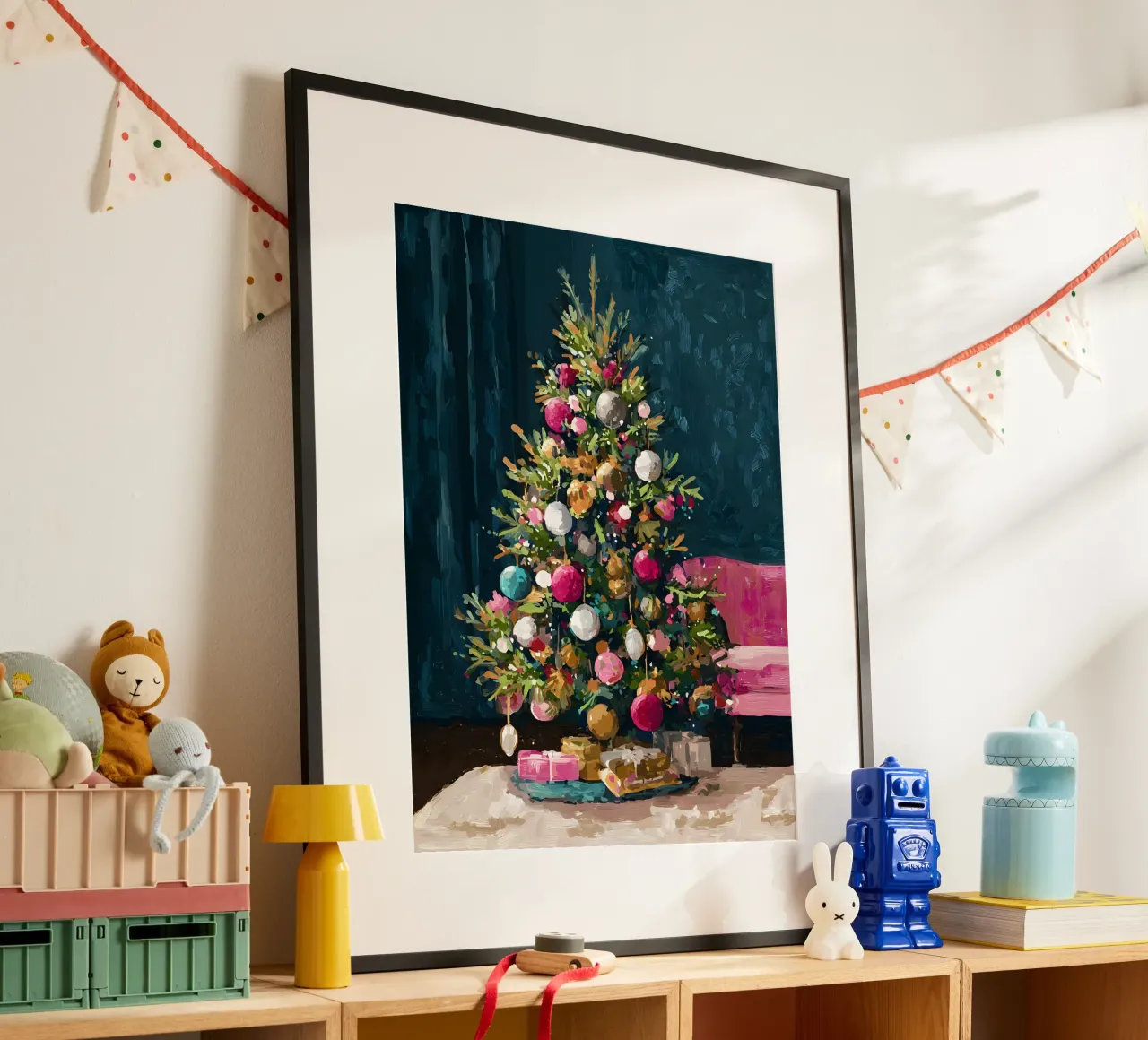 Midnight Tree Glow carta hahnemühle da velvetwinterstudio