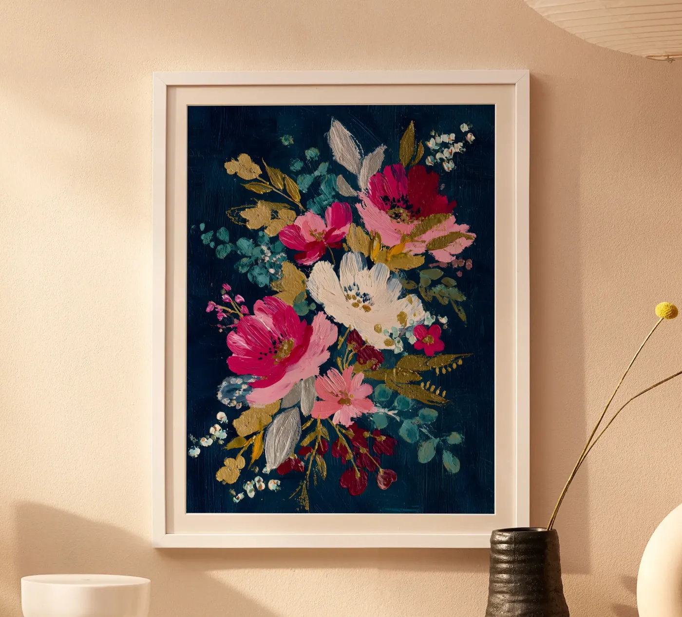 Midnight Winter Bloom poster by velvetstudio