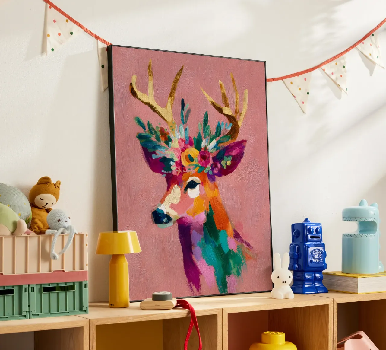 Aurora Reindeer alluminio dibond da velvetwinterstudio