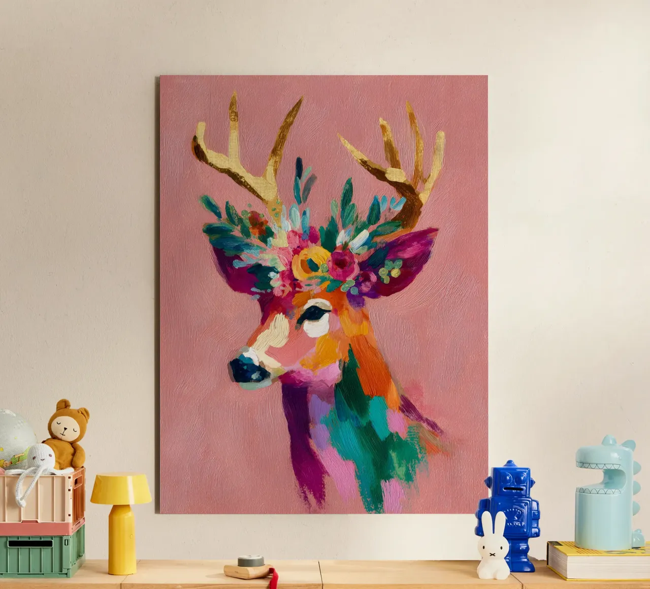 Aurora Reindeer alluminio dibond da velvetwinterstudio