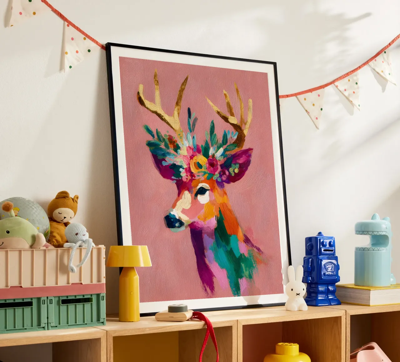 Aurora Reindeer carta hahnemühle da velvetwinterstudio
