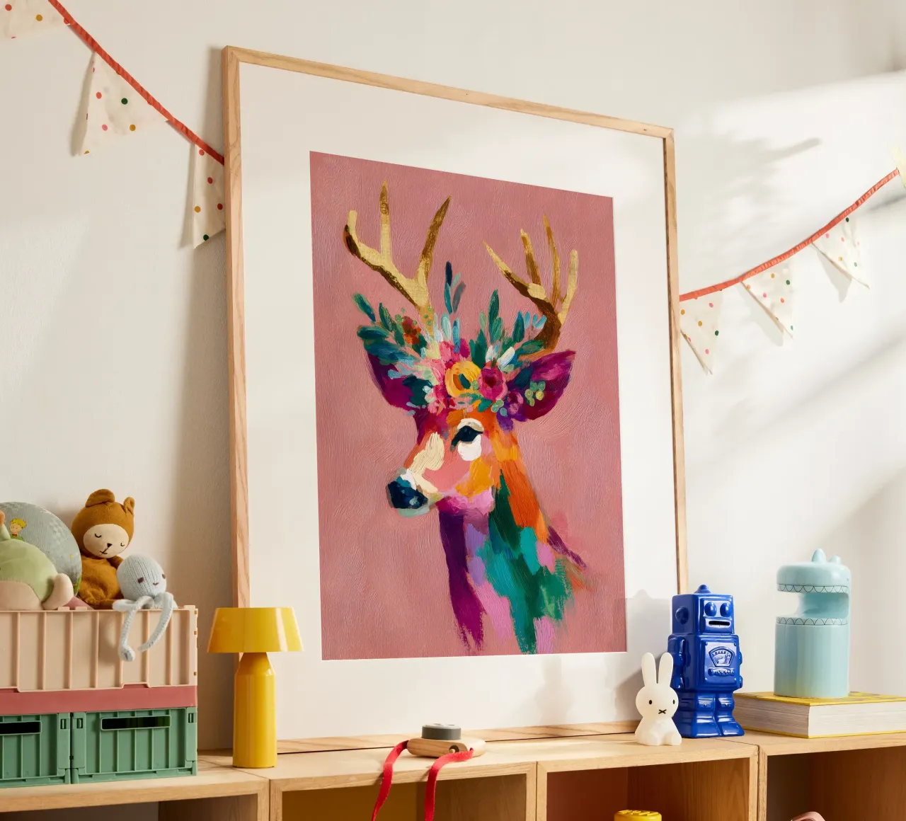 Aurora Reindeer carta hahnemühle da velvetwinterstudio