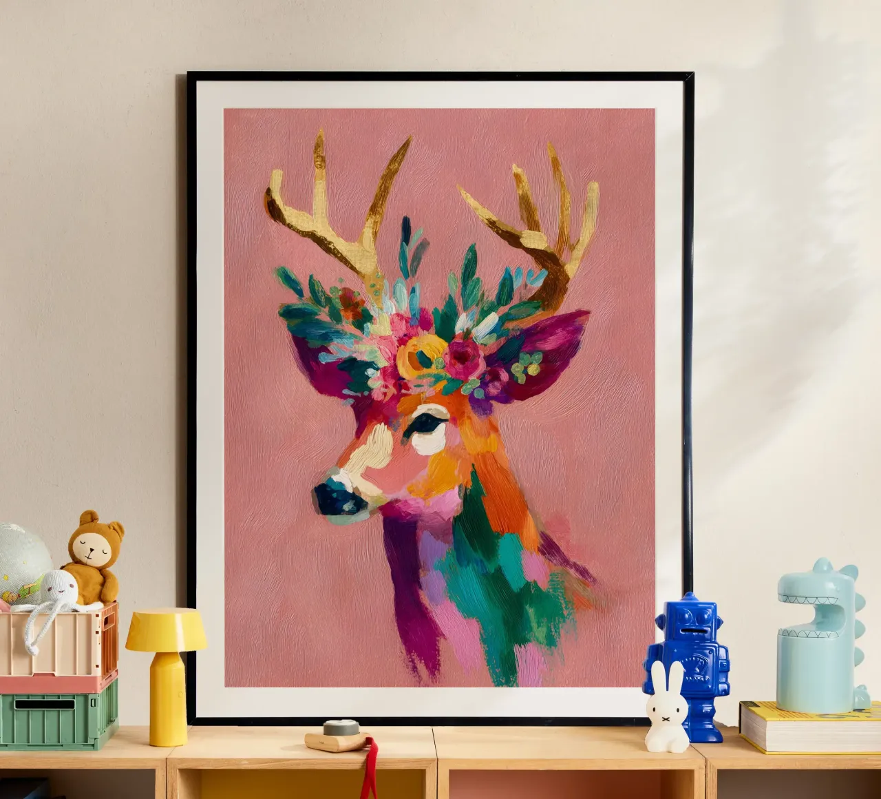 Aurora Reindeer carta hahnemühle da velvetwinterstudio