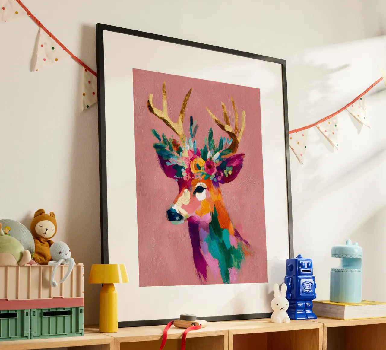 Aurora Reindeer carta hahnemühle da velvetwinterstudio