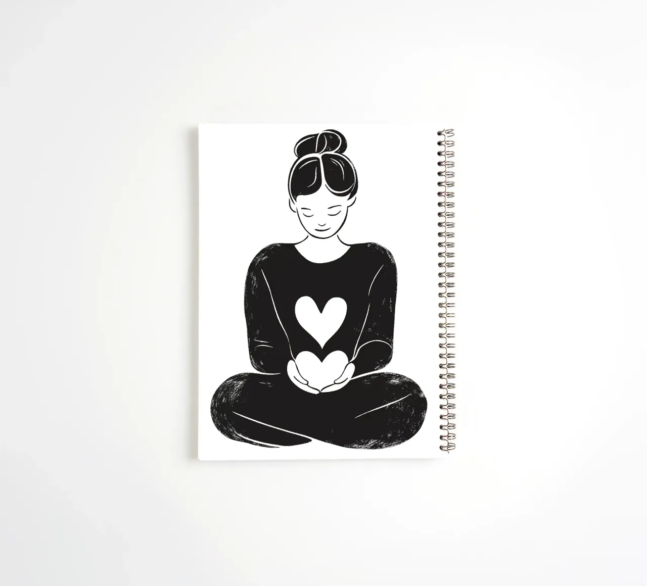 Love - Yours is my whole heart spiral notebook by Autofocus
