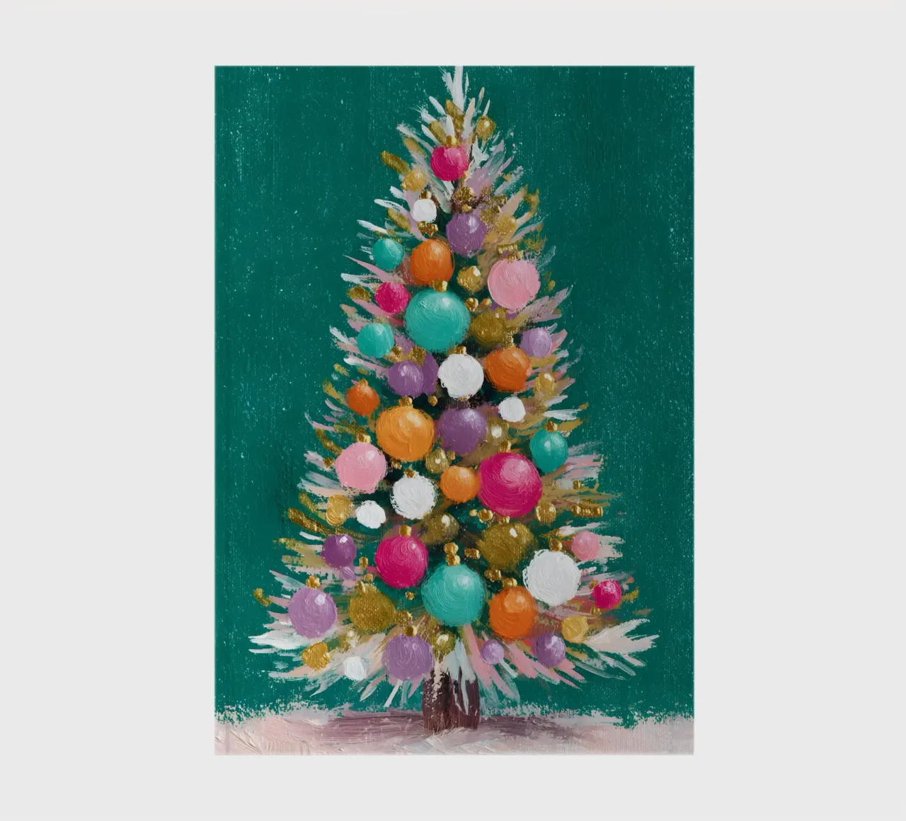 Emerald Glow Tree diario da velvetwinterstudio