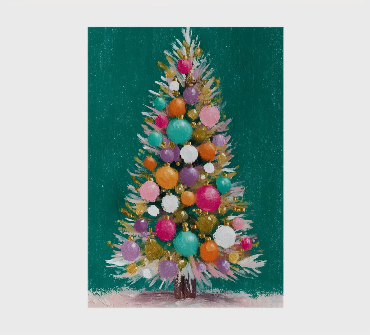 Emerald Glow Tree diario da velvetwinterstudio