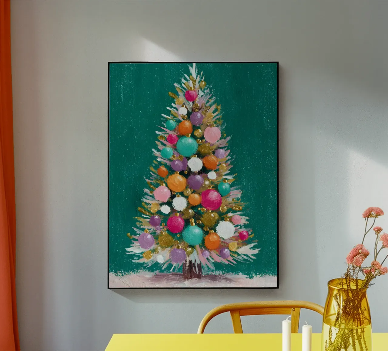 Emerald Glow Tree metacrilato de velvetwinterstudio