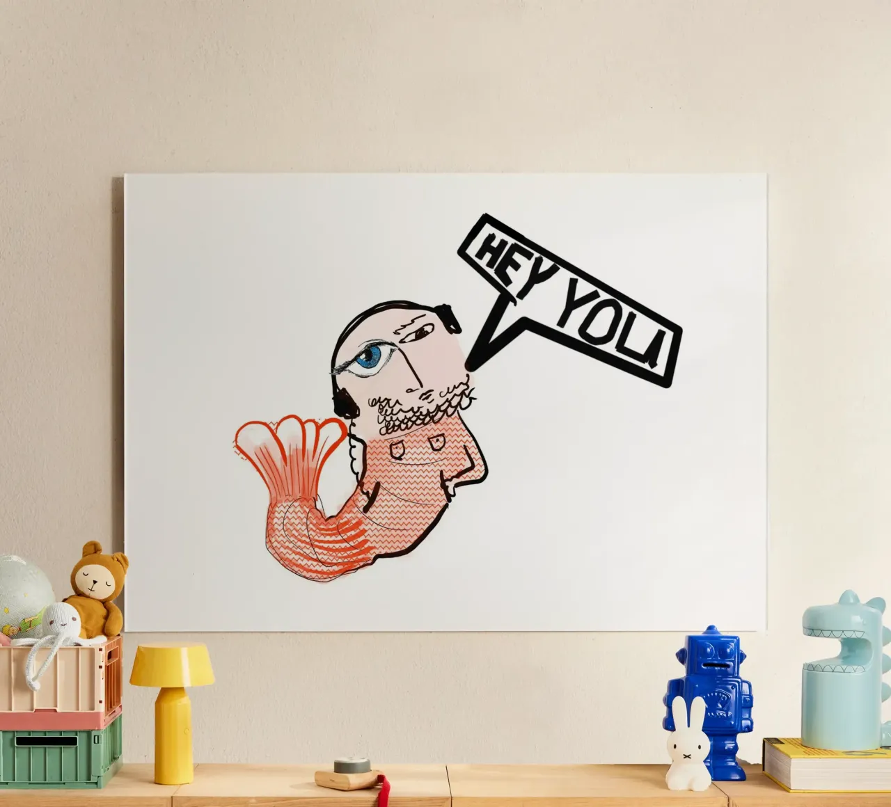 Hey you! plexiglass da RAAKMA STUDIO