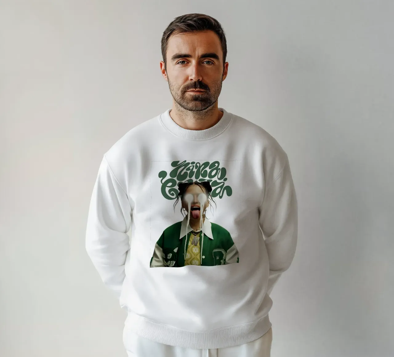 Verde Chuba V1 felpa da Galery Vintage