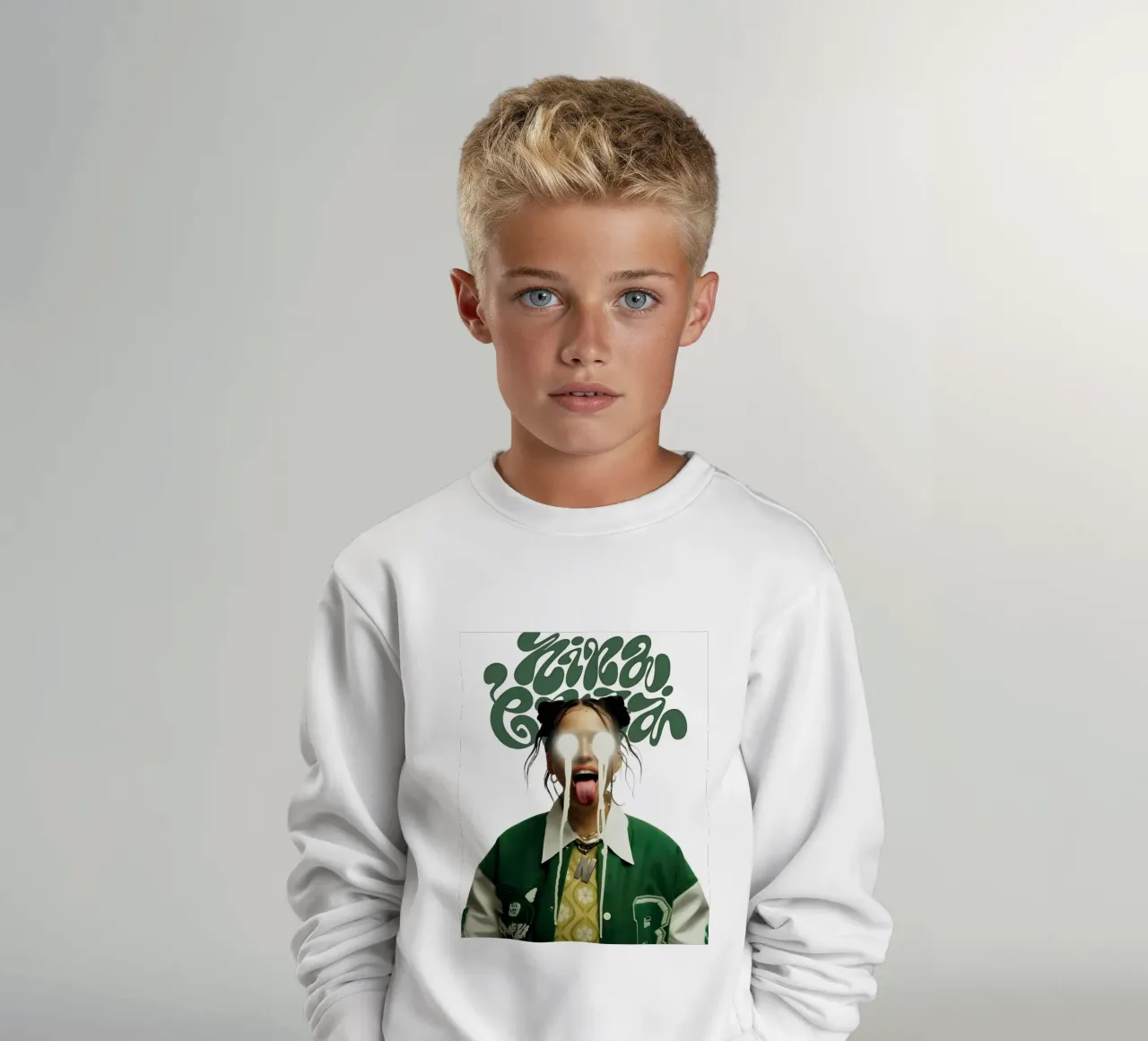 Verde Chuba V1 felpa bambino da Galery Vintage