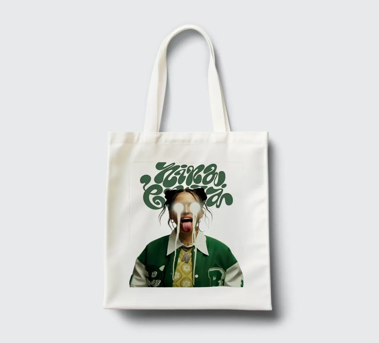 Verde Chuba V1 borsa in juta da Galery Vintage