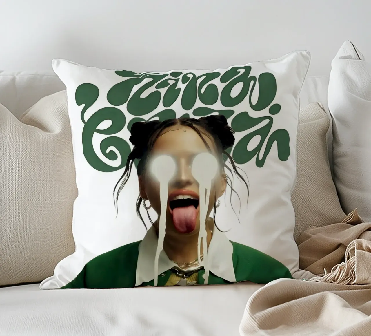 Verde Chuba V1 cuscino da Galery Vintage