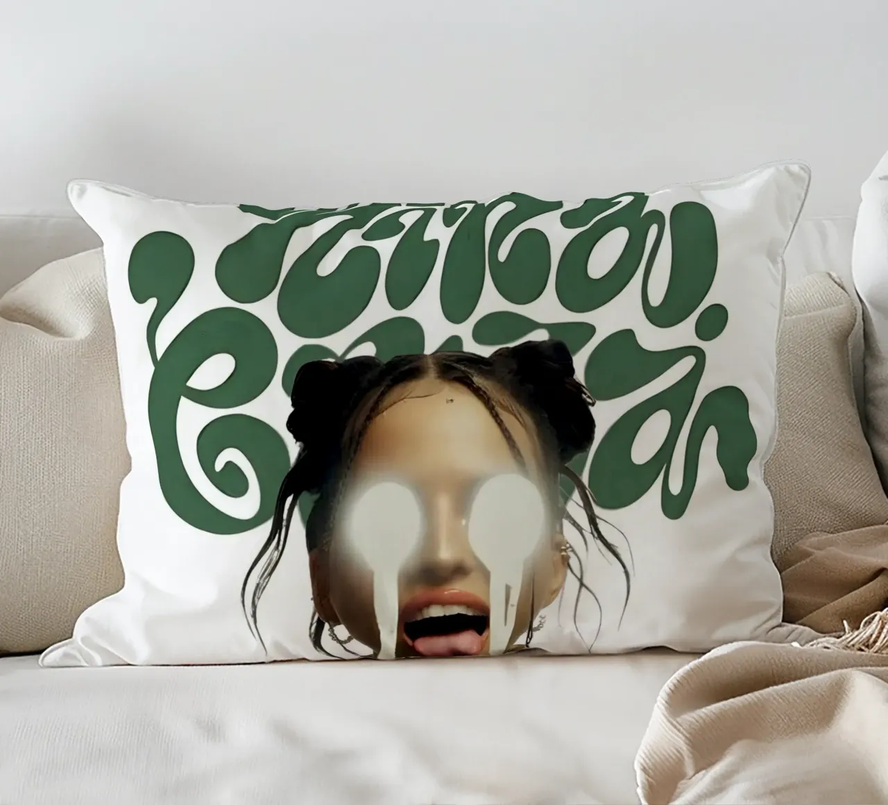 Verde Chuba V1 cuscino da Galery Vintage