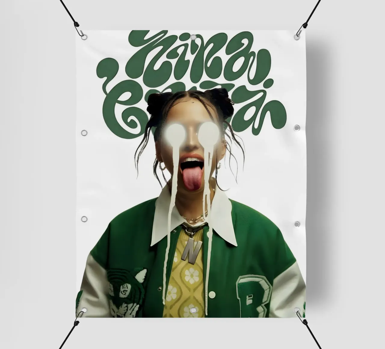 Verde Chuba V1 telo in pvc da Galery Vintage