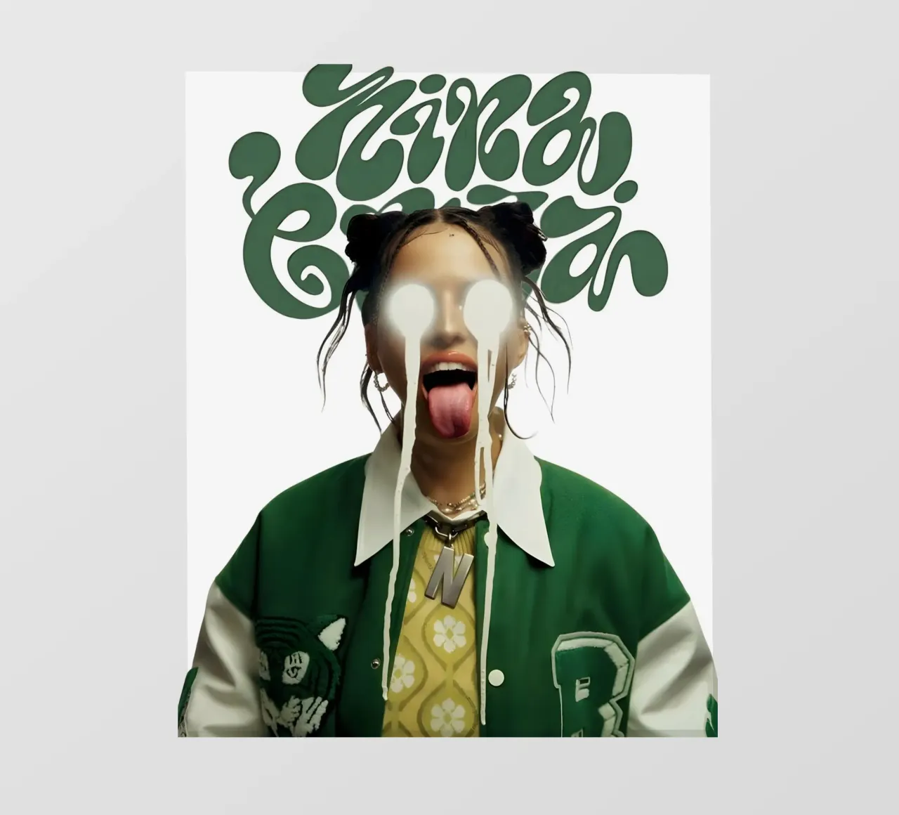 Verde Chuba V1 telo in pvc da Galery Vintage