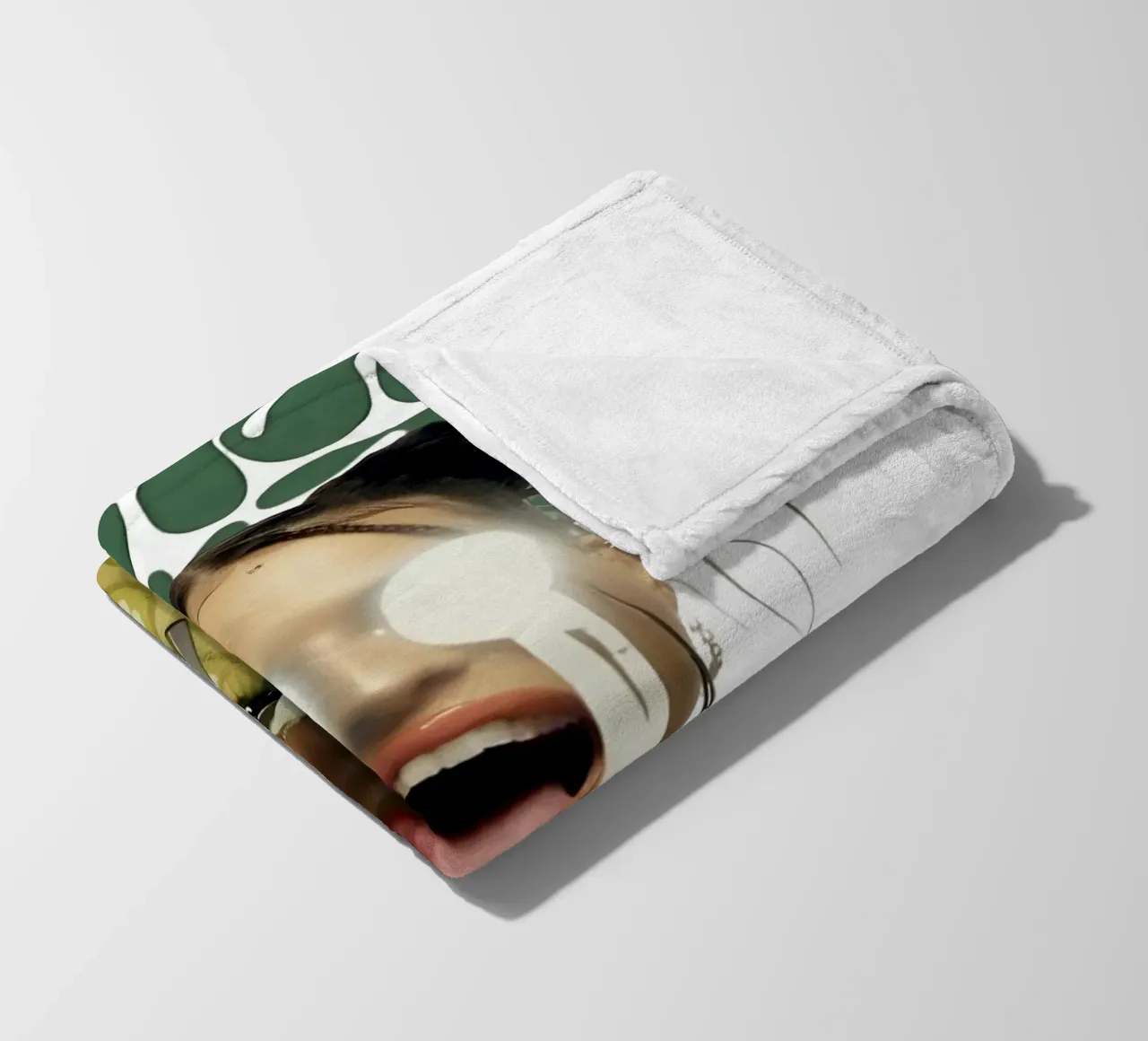 Verde Chuba V1 coperta in pile da Galery Vintage
