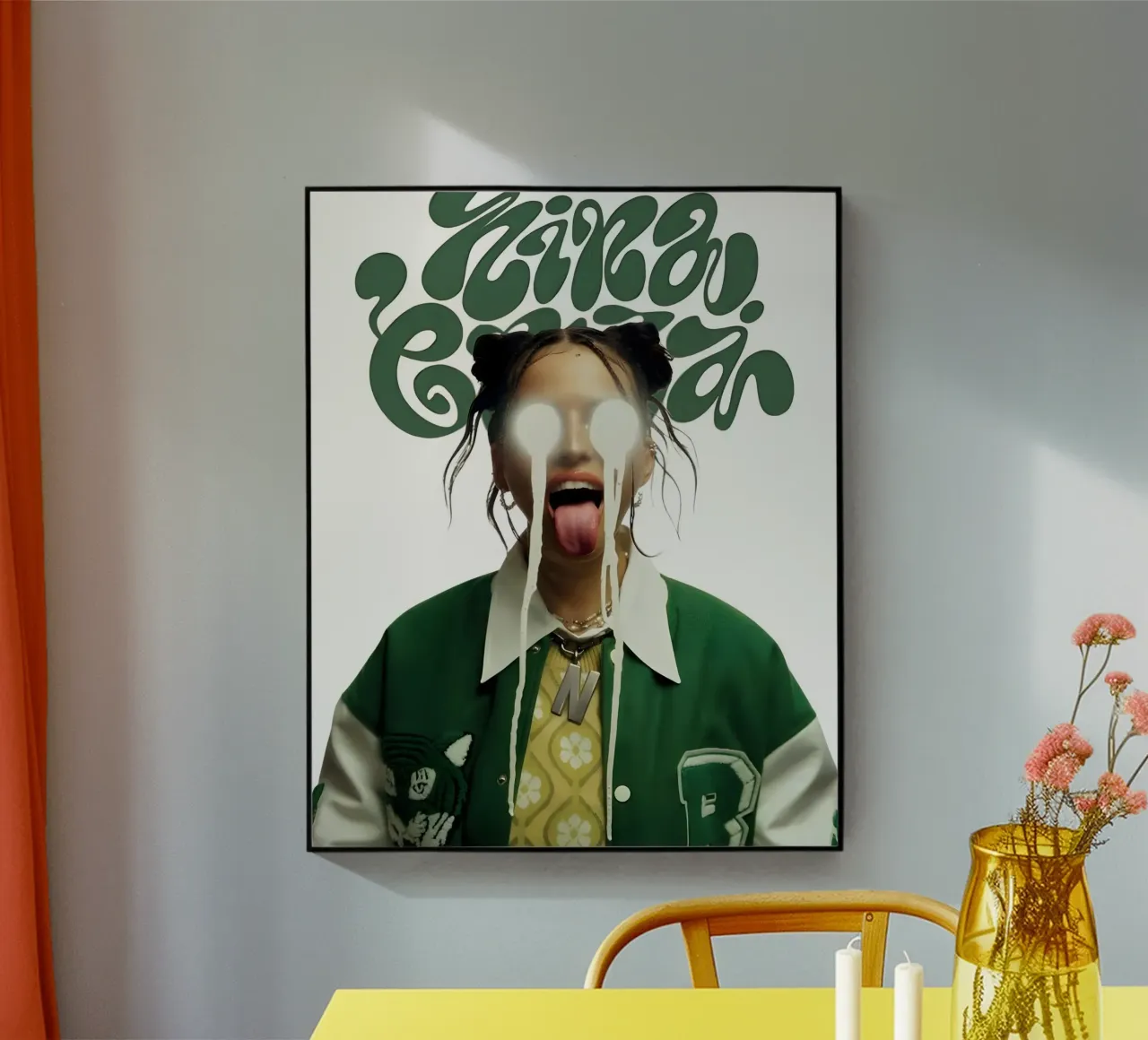 Verde Chuba V1 plexiglass da Galery Vintage