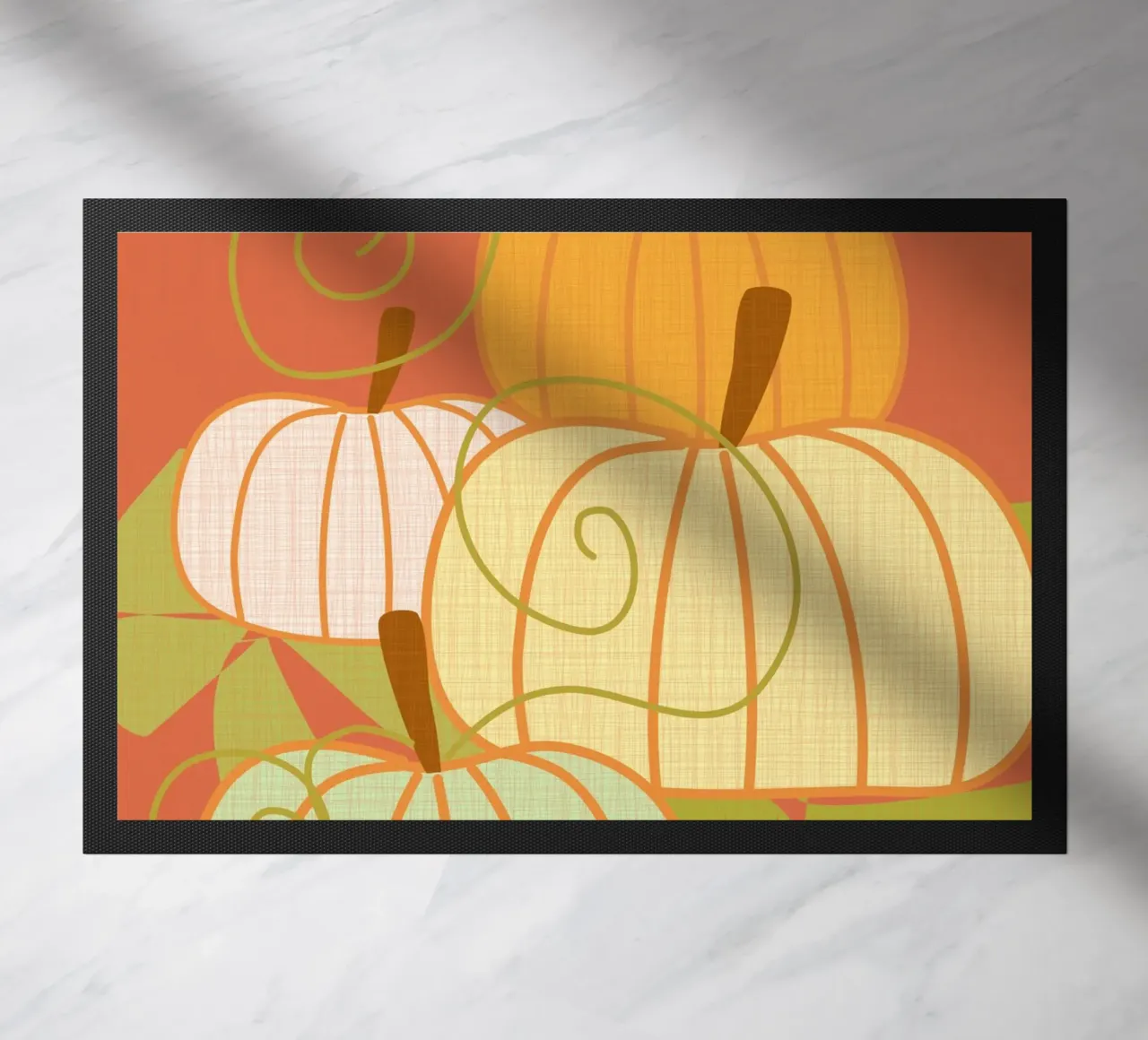 Pumpkins deurmat van MirimoDesign