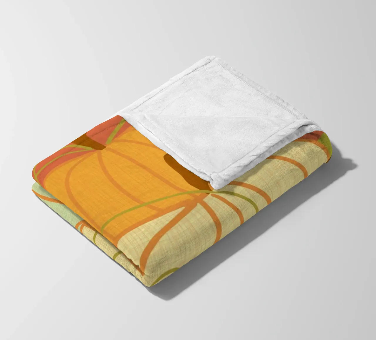 Pumpkins Fleecedecke von MirimoDesign