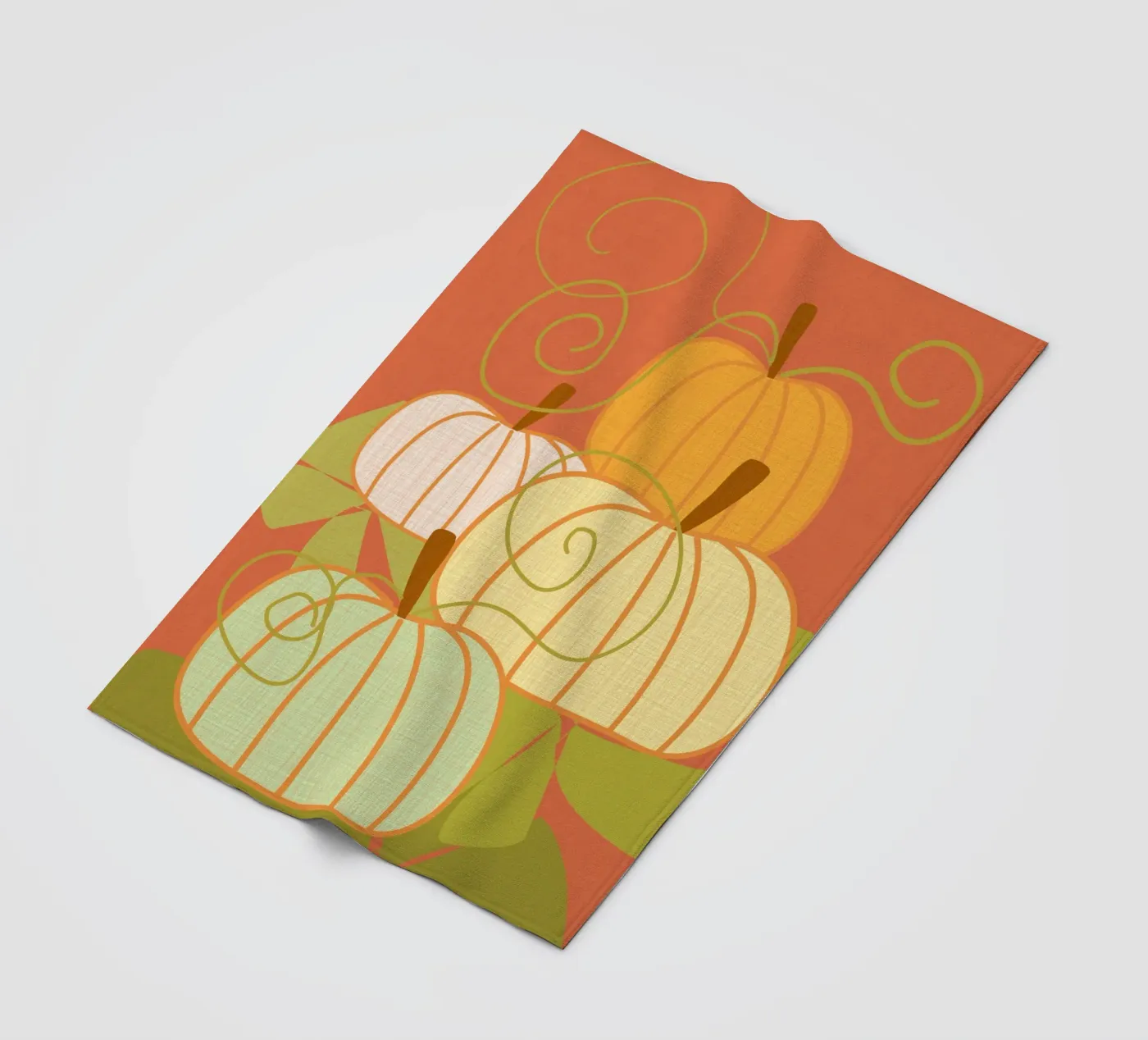 Pumpkins fleecedeken van MirimoDesign