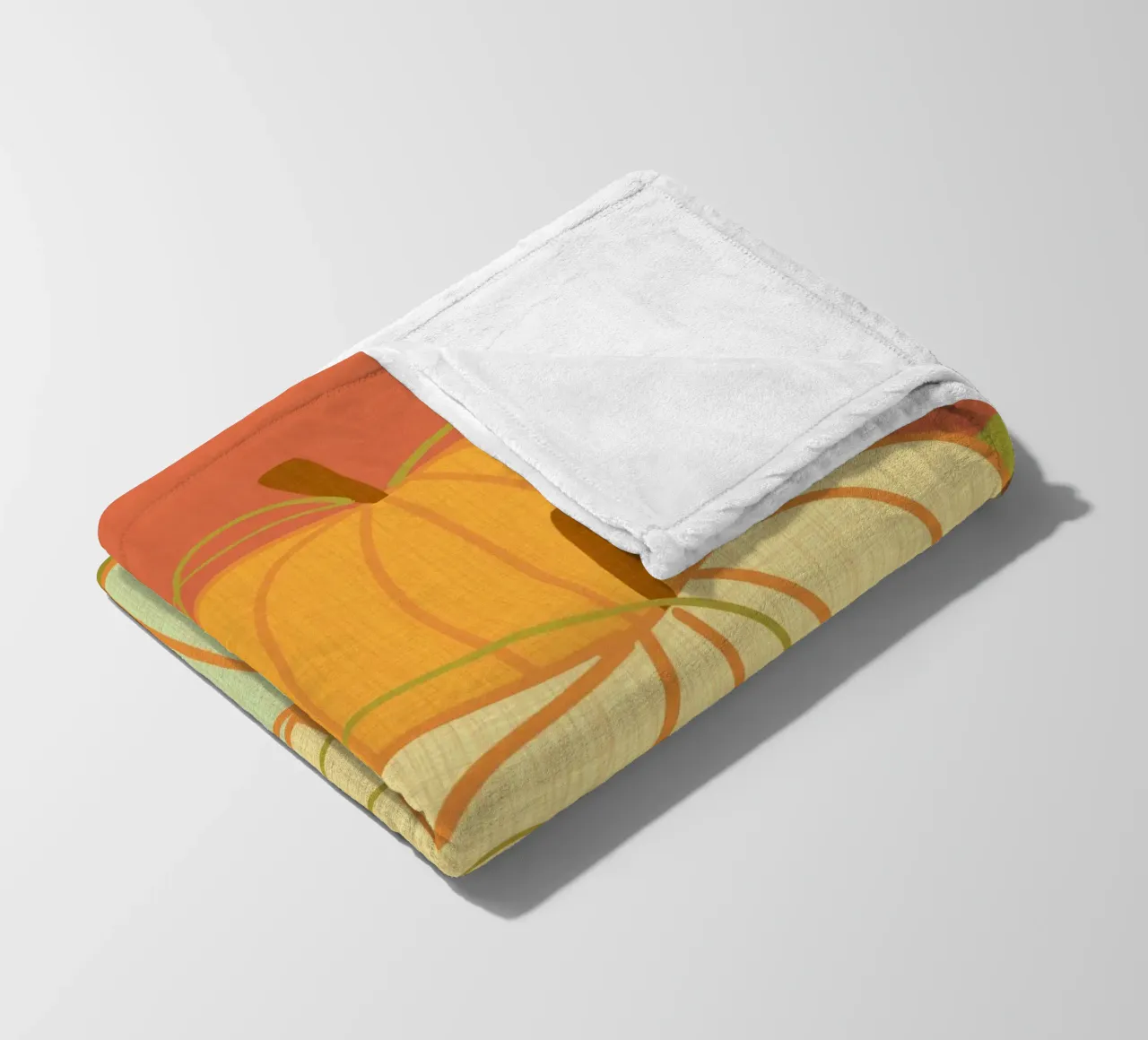 Pumpkins Fleecedecke von MirimoDesign