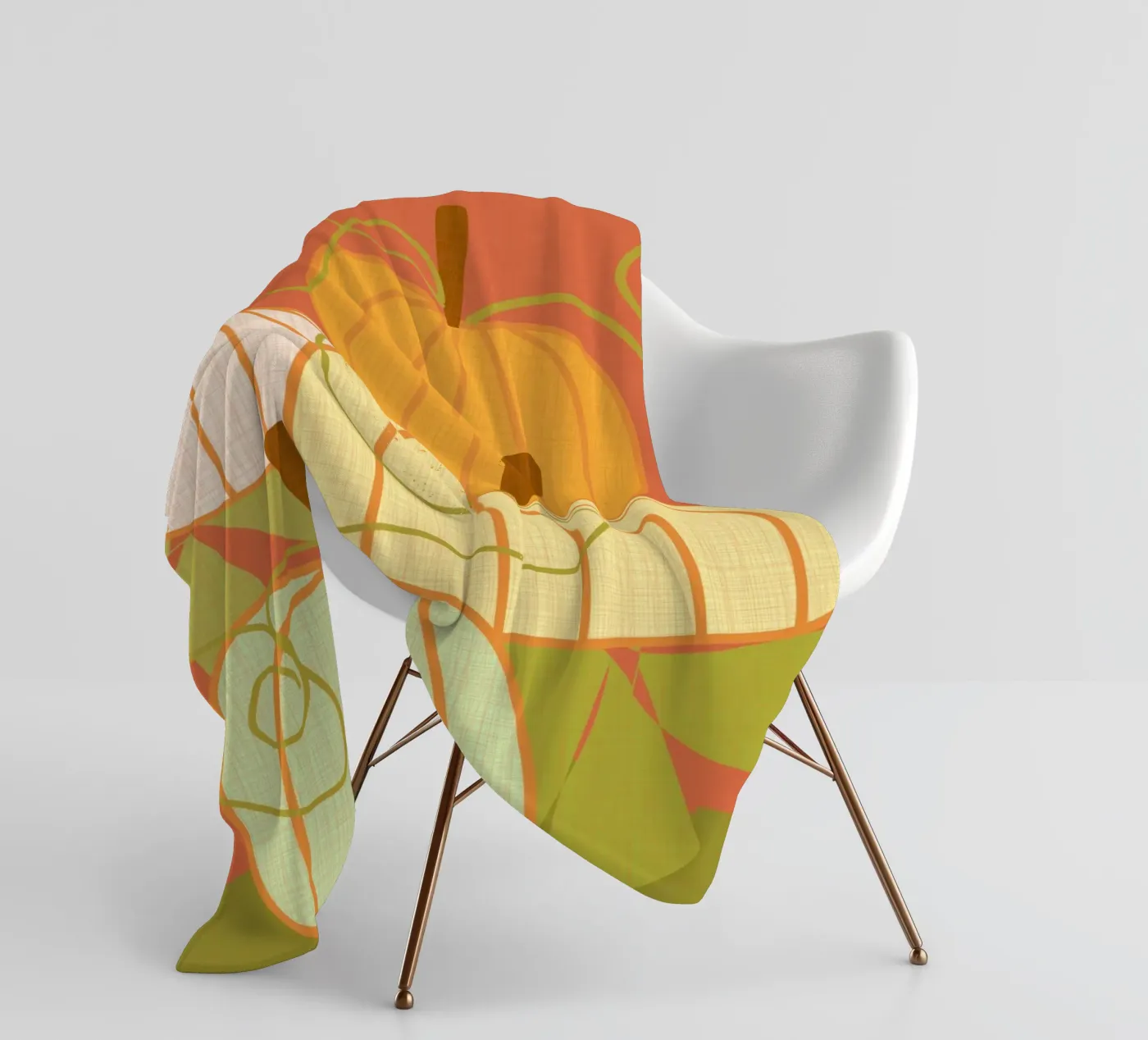 Pumpkins fleecedeken van MirimoDesign