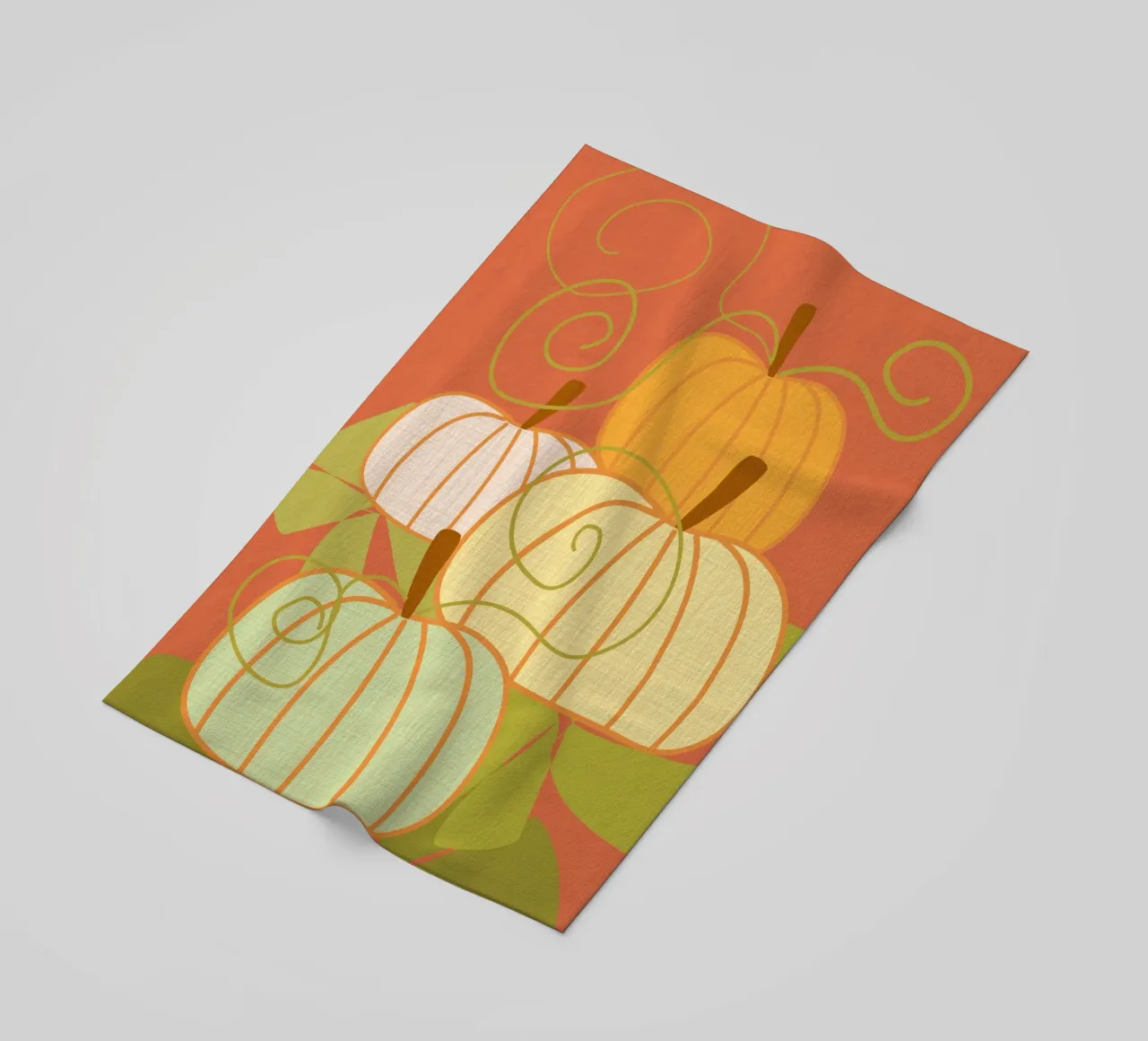 Pumpkins strandhanddoek van MirimoDesign