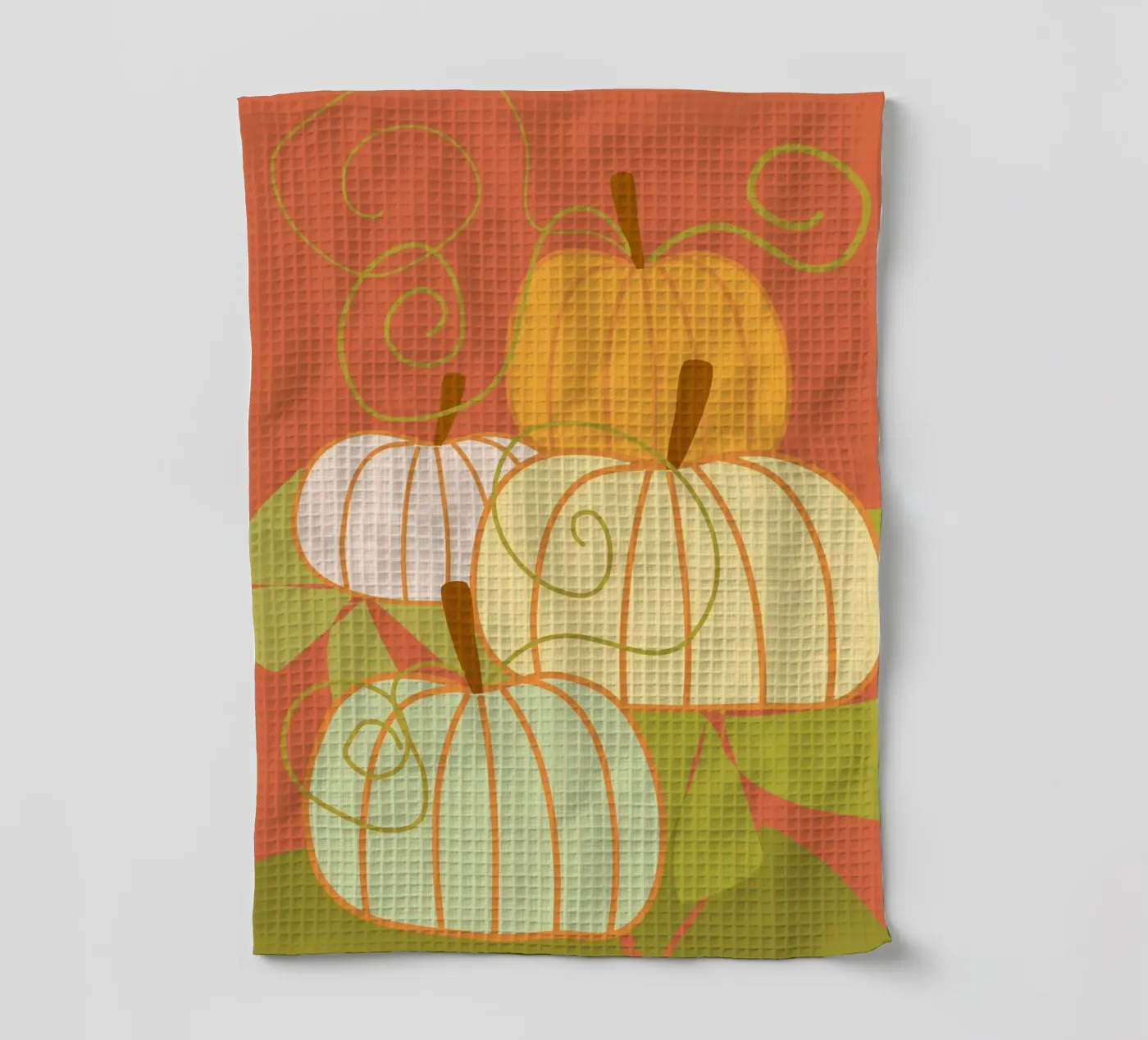 Pumpkins torchon de MirimoDesign