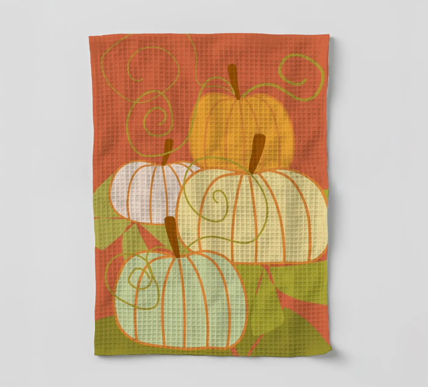 Pumpkins Geschirrtuch von MirimoDesign