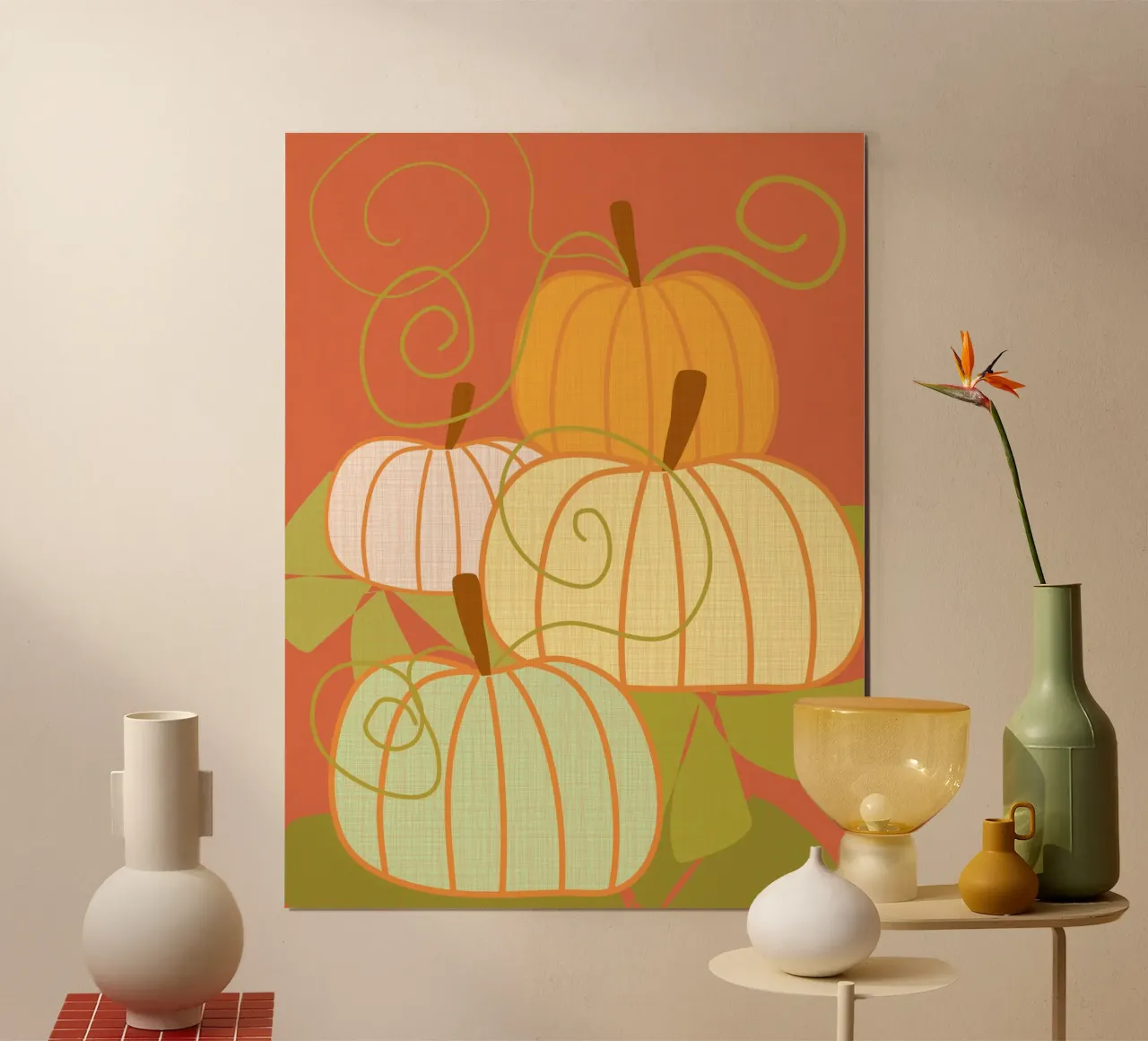 Pumpkins poster by MirimoDesign