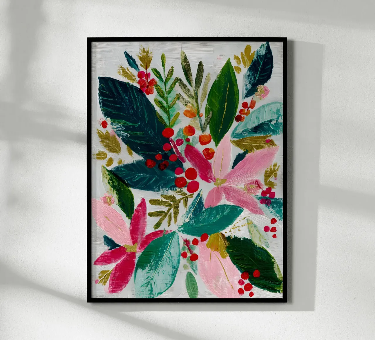 Holly Garden Joy carta hahnemühle da velvetwinterstudio