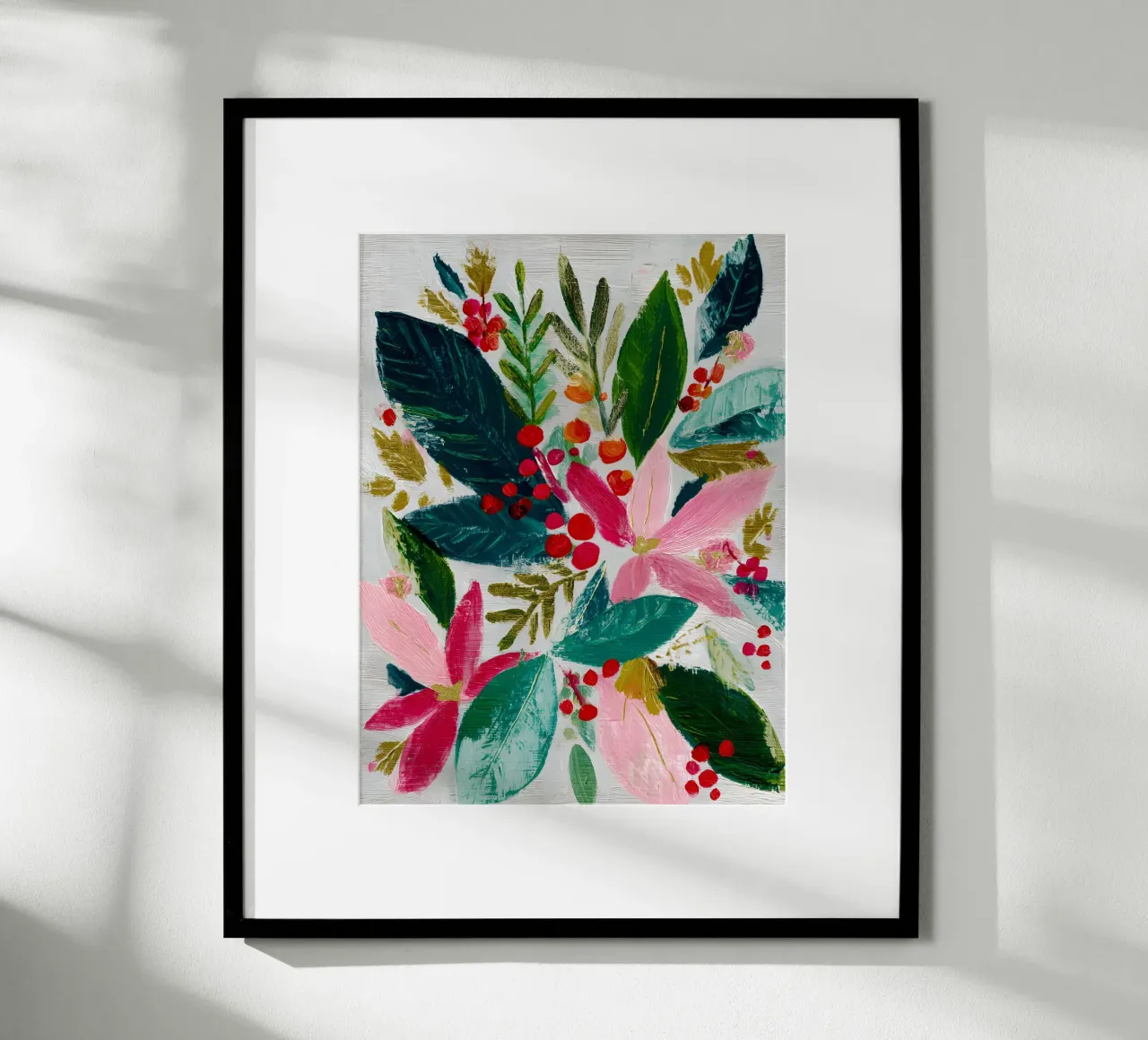 Holly Garden Joy carta hahnemühle da velvetwinterstudio